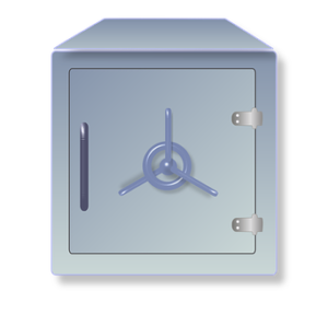 a silver safe