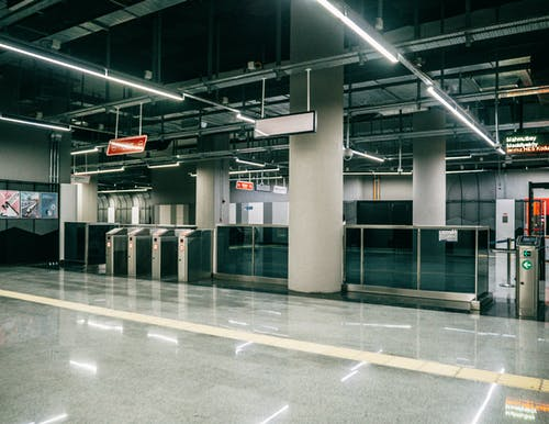 security system at an airport’s entrance