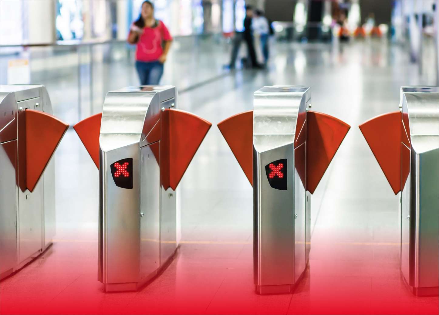 Flap Barrier Turnstile Gate System | Dubai | ACIX ME